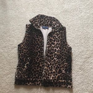 Leopard Print Vest